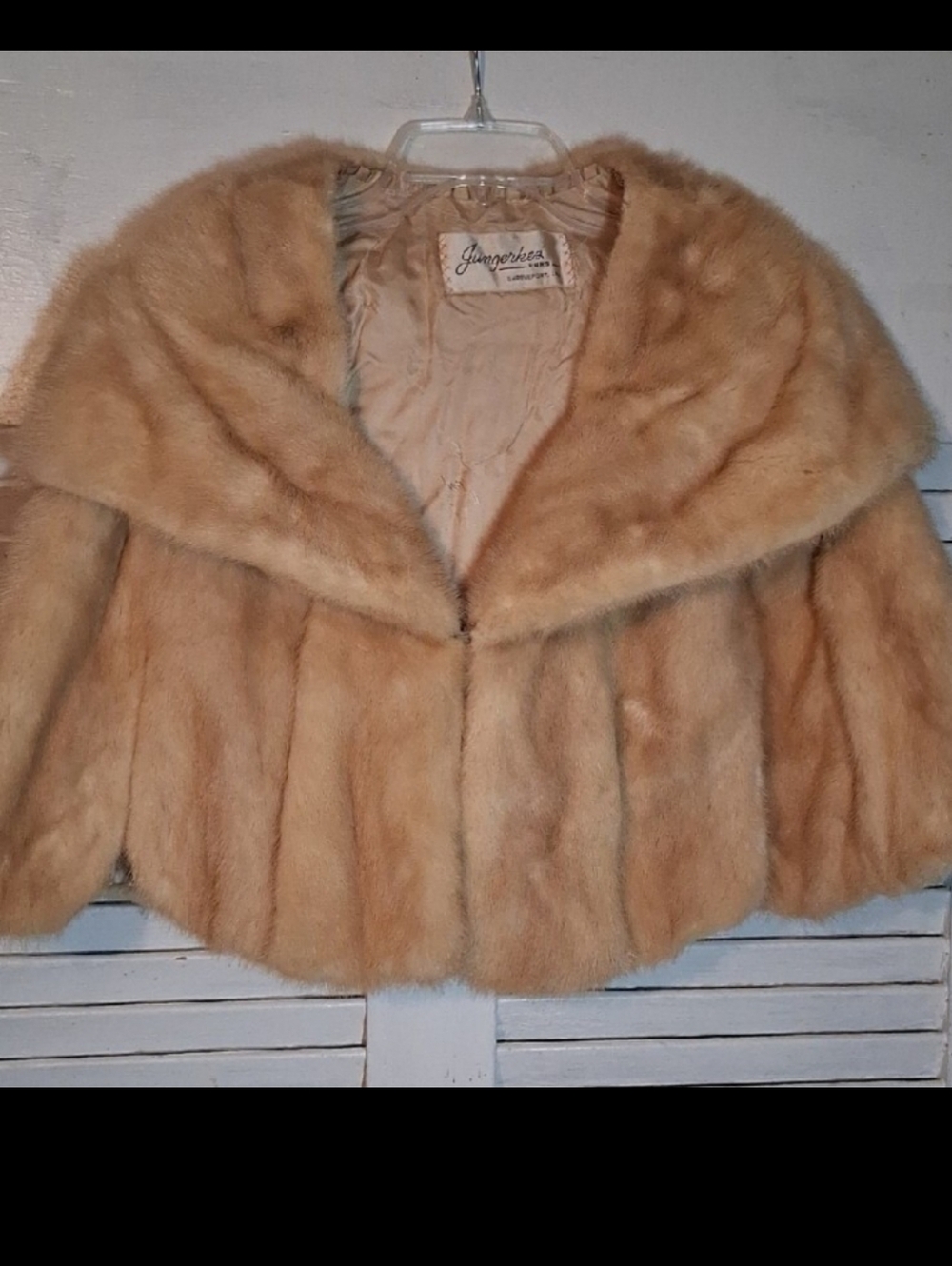 Vintage Jungerke's Fur Mink Cape